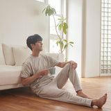 RESNO Magne Recovery sleep wear Long Sleeve shirt - Beige