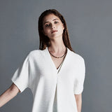 Tao Necklace Slim Raffi mini ($290-$325)