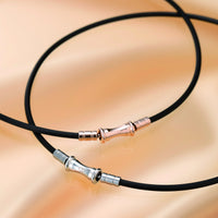 Tao Necklace Slim Raffi mini (Steel)
